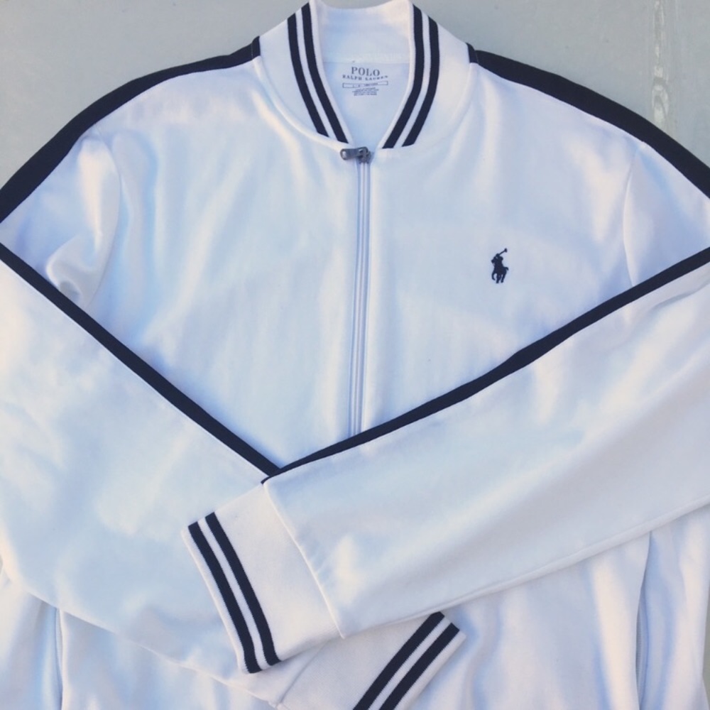 Polo Ralph Lauren Interlock White Track Jacket